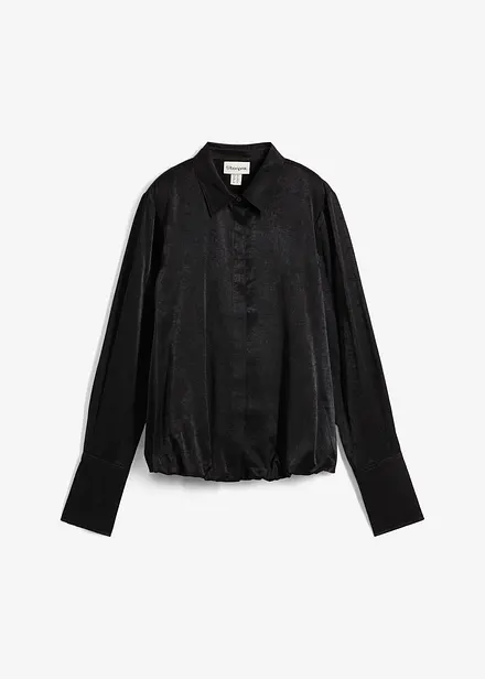 Chemisier en satin de viscose mélangée