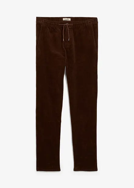 Pantalon jogger en velours côtelé extensible, Regular