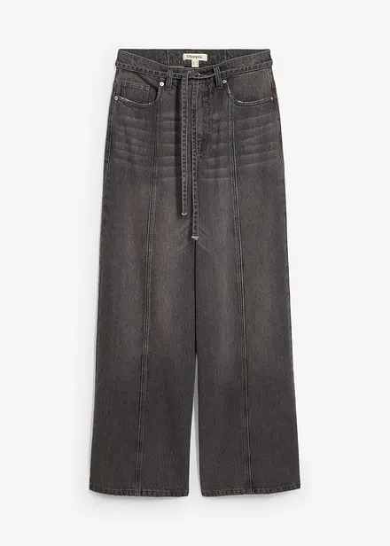 Jean large taille haute