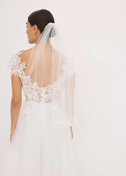 Voile de mari&eacute;e en mati&egrave;re transparente
