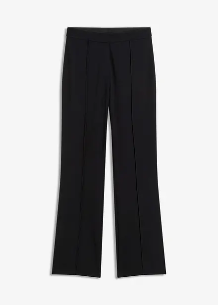 Pantalon en jersey milano à taille élastiquée