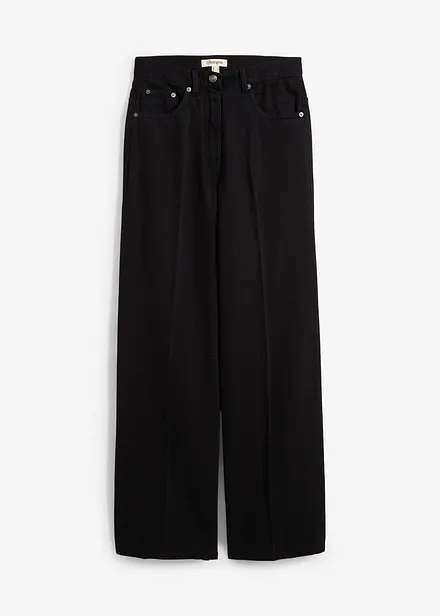 Pantalon à pinces en twill 100% coton