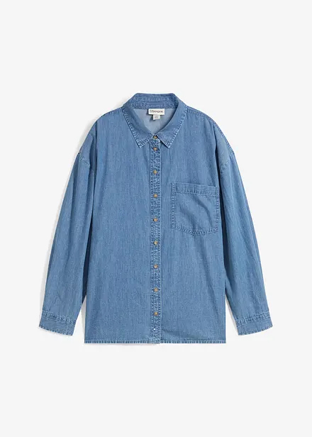 Chemise en jean oversize 100% coton