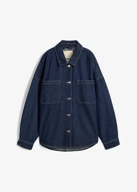 Surchemise oversize en jean 100% coton