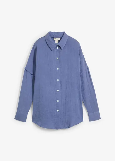 Chemise oversize en gaze de coton aérienne