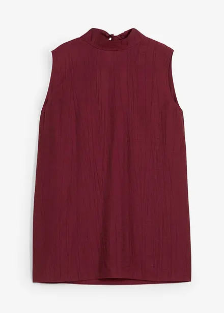 Top long et texturé en viscose mélangée