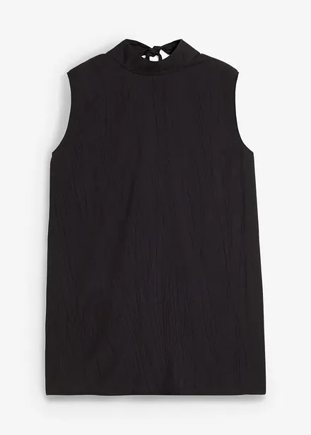 Top long et texturé en viscose mélangée