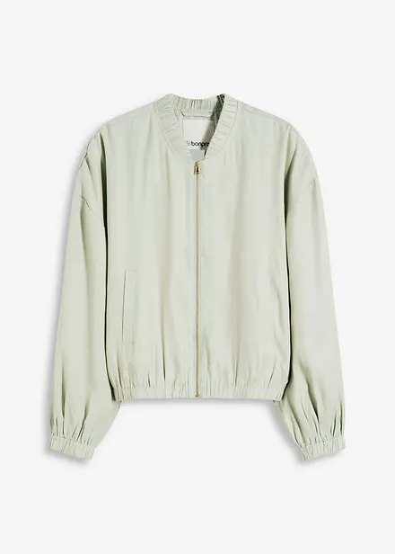 Blouson en satin brillant