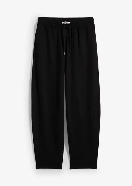 Pantalon barrel en molleton 100% coton