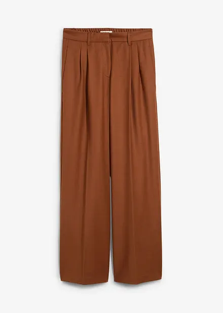Pantalon à pinces en laine