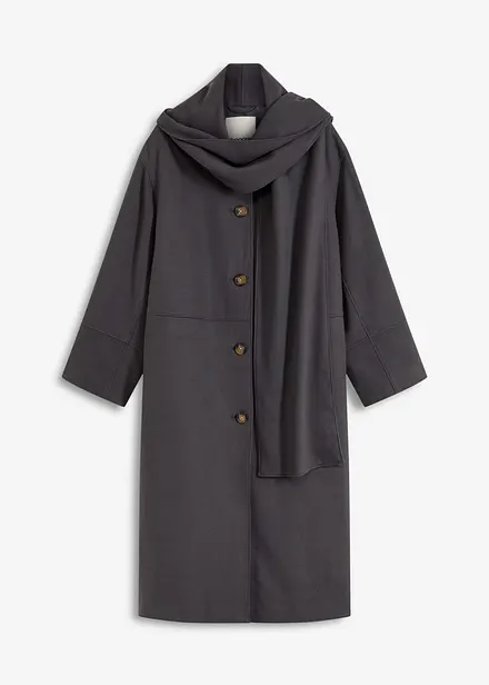 Manteau oversize avec deux poches discrètes
