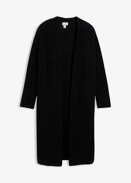 Manteau en maille avec de l’alpaga