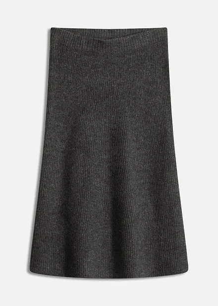 Jupe midi en maille