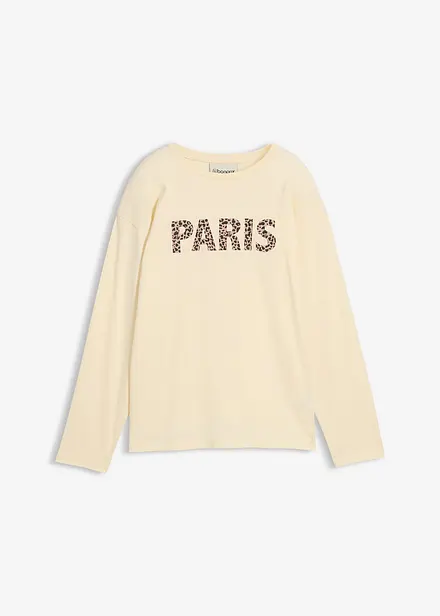 T-shirt manches longues 100% coton