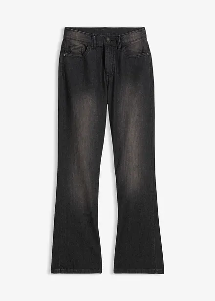 Jean bootcut, taille mi-haute
