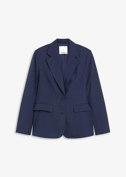 Blazer avec détails surfilés décoratifs