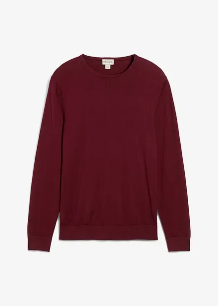 Pull en fine maille avec laine mérinos