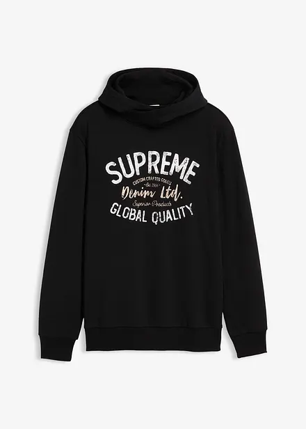 Sweat à capuche doux en coton mélangé