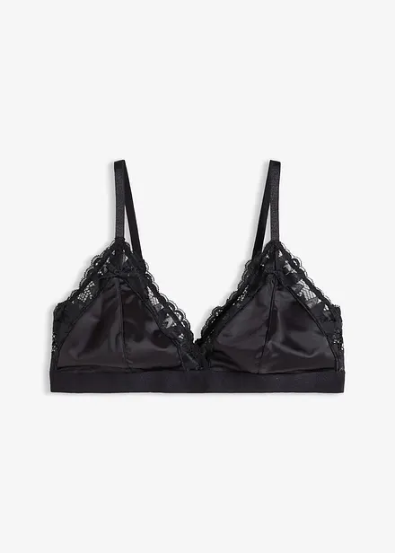 Soutien-gorge bralette en matière brillante