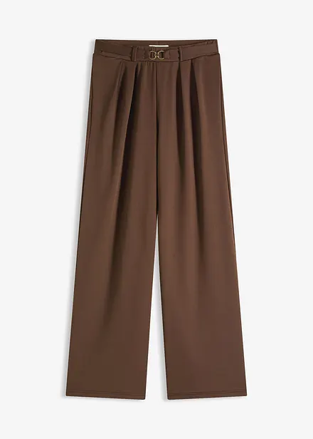 Pantalon en jersey à taille élastiquée