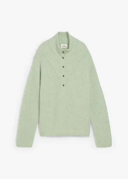 Pull oversize en mélange laine et alpaga