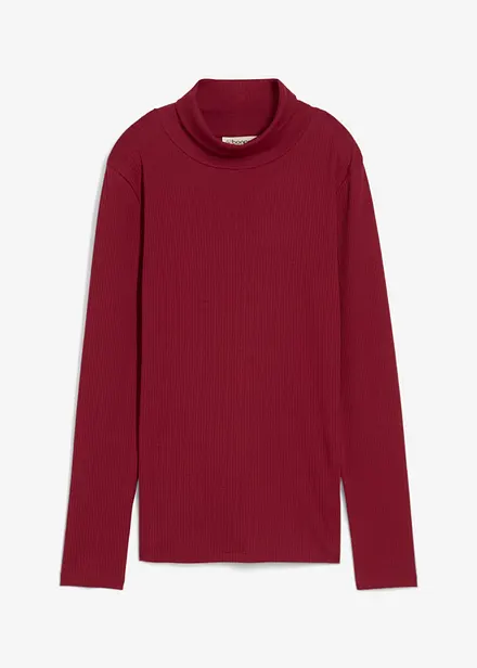 T-shirt col roulé 100% coton