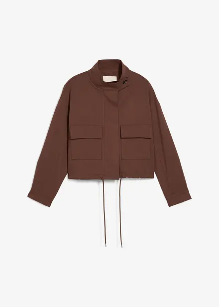 Veste courte de mi-saison en viscose mélangée