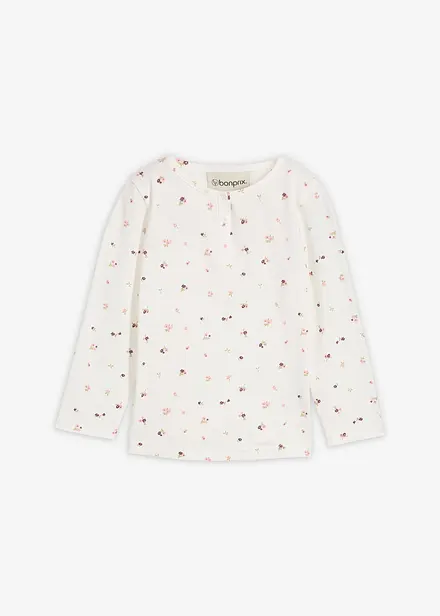 T-shirt manches longues 100% coton