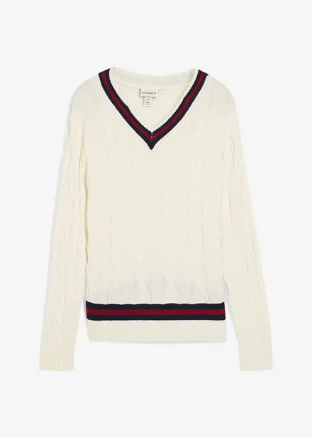 Pull en fine maille contenant du cachemire