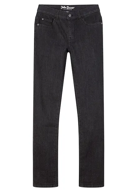 Jean slim extensible, taille réglable, droit