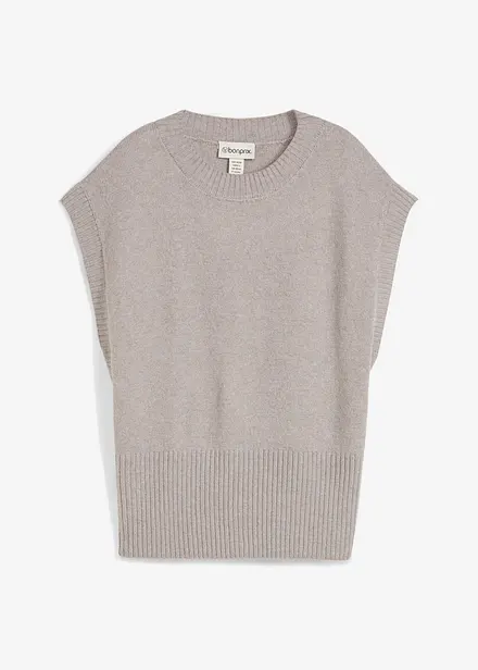 Pull sans manches oversize