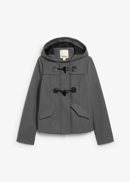 Duffle-coat aspect laine