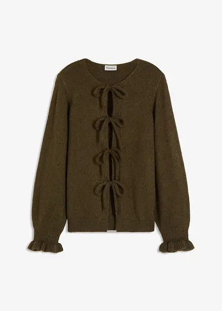 Gilet en maille oversize, laine mélangée