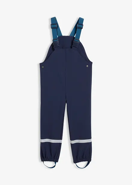 Salopette de pluie thermique en softshell déperlant