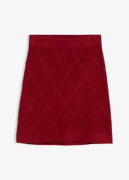 Jupe en maille torsadée