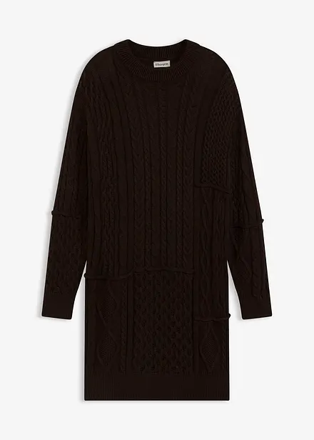 Robe en maille torsadée