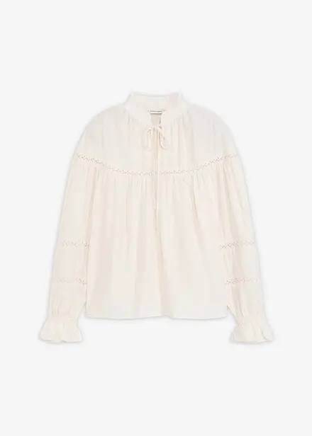 Blouse légère en viscose mélangée