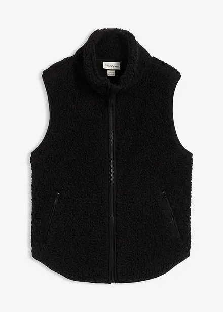 Gilet sans manches en sherpa