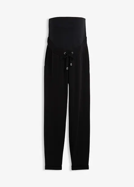 Pantalon de grossesse à taille élastiquée en jersey milano