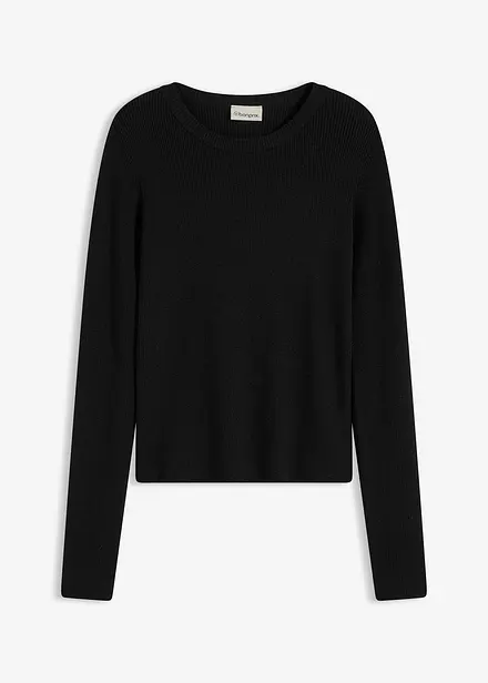 Pull doux en fine maille de viscose mélangée