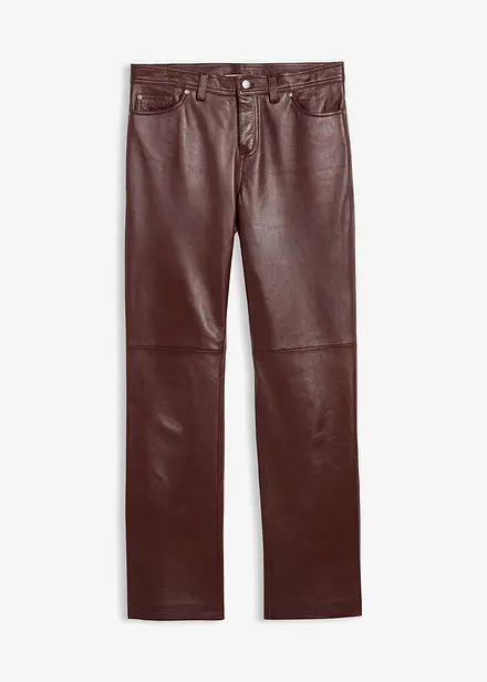 Pantalon en cuir d’agneau nappa