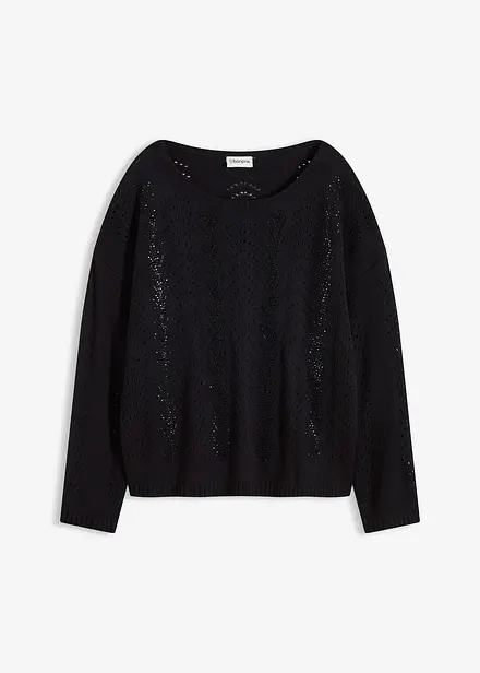 Pull en maille ajourée