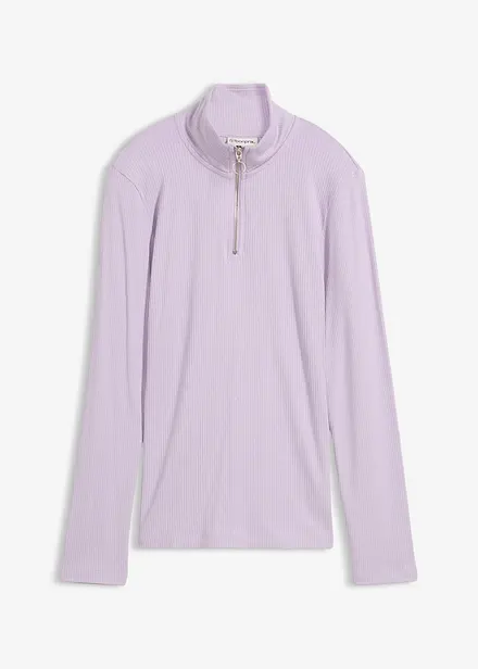 T-shirt côtelé doux