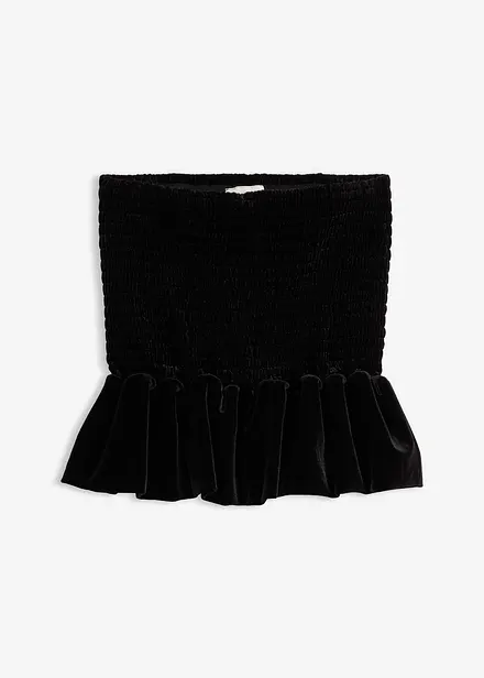 Jupe-short en velours doux