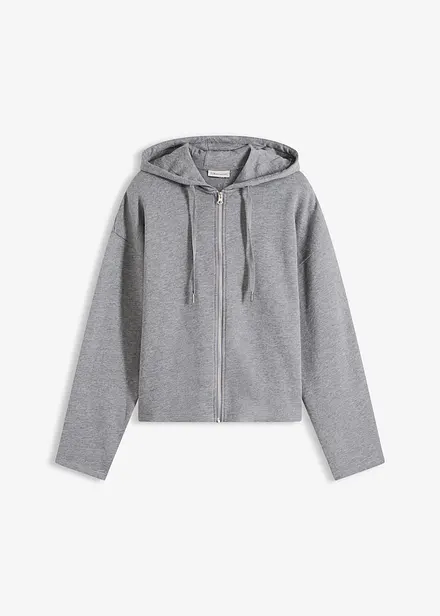 Sweat zipp&eacute; 100% coton