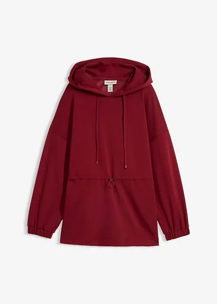 Sweat-shirt long en mati&egrave;re n&eacute;opr&egrave;ne douce