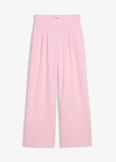 Pantalon en jersey n&eacute;opr&egrave;ne &agrave; pinces