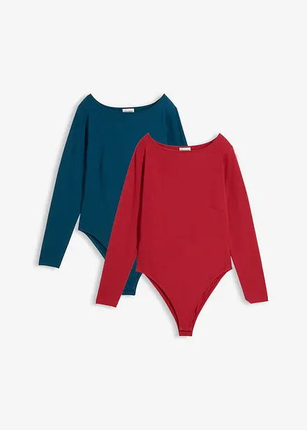 Lot de 2 bodys manches longues