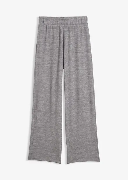 Pantalon en jersey effet maille