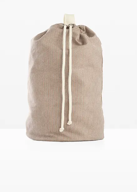 Sac &agrave; dos en toile ray&eacute;e